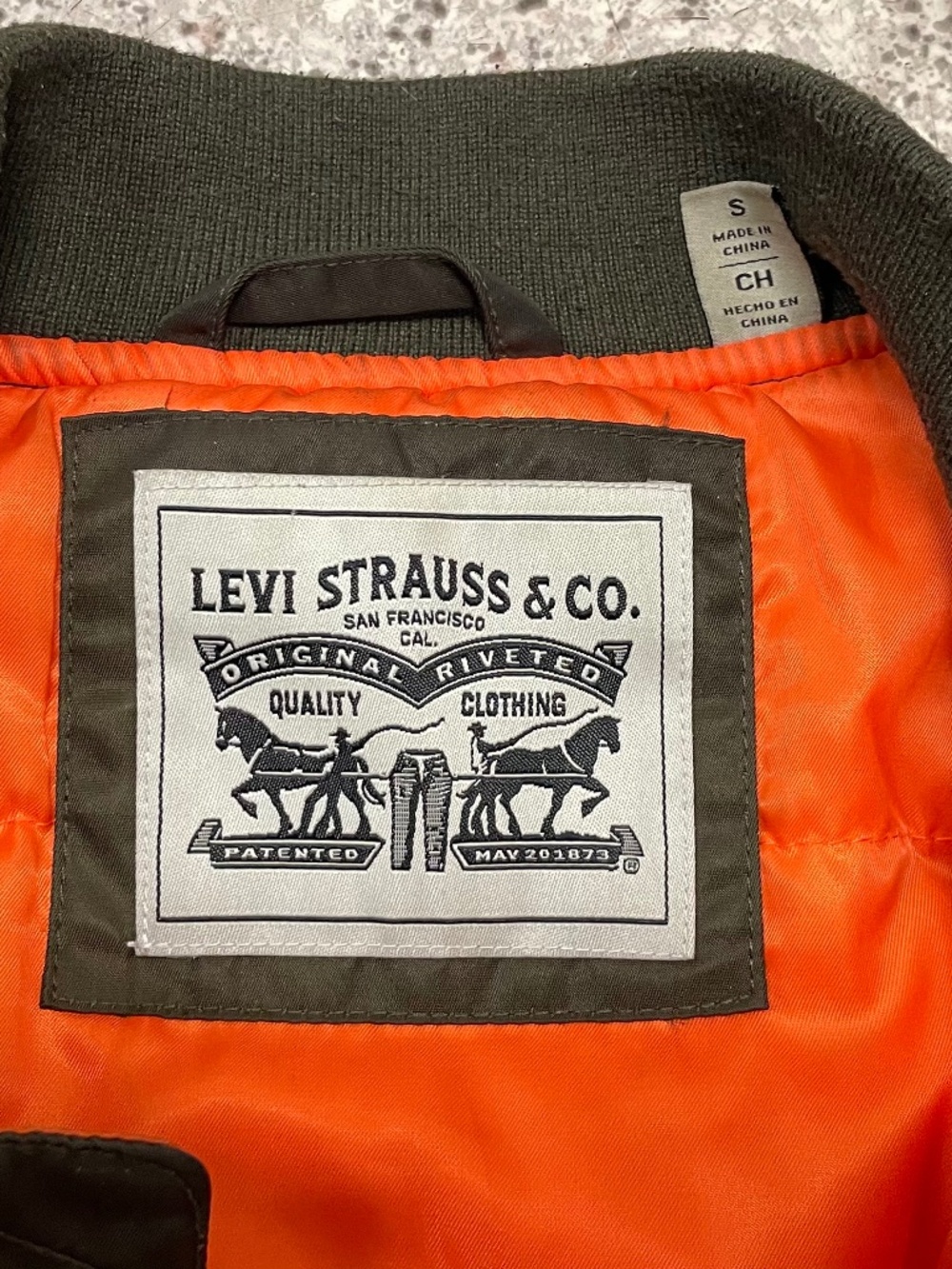 Levis bomber jacket
